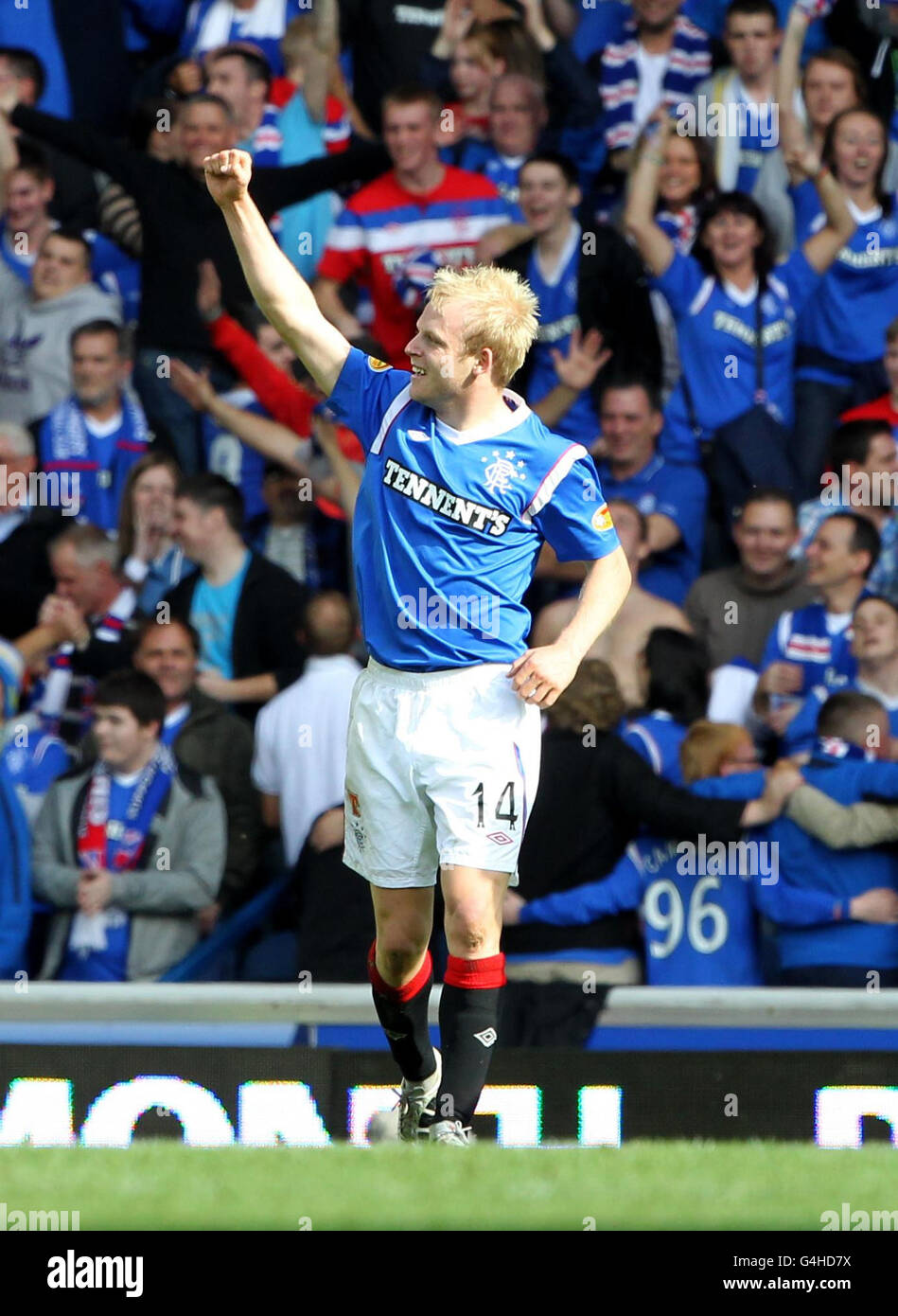 Fußball - Clydesdale Bank Scottish Premier League - Rangers V Celtic - Ibrox Stadium Stockfoto