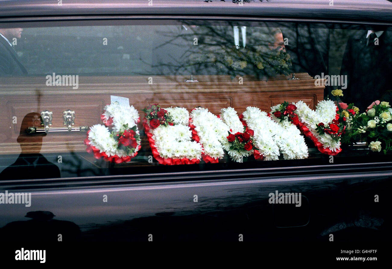 Beerdigung Jenny König Stockfoto