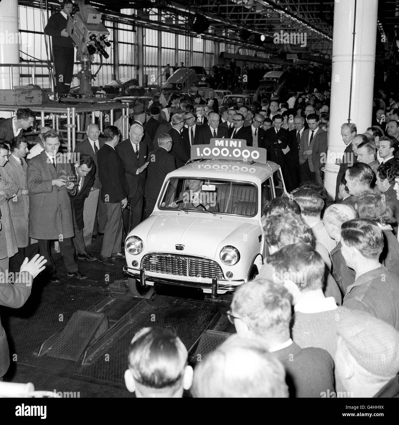 Transport - Millionste Mini - Longbridge, Birmingham Stockfoto