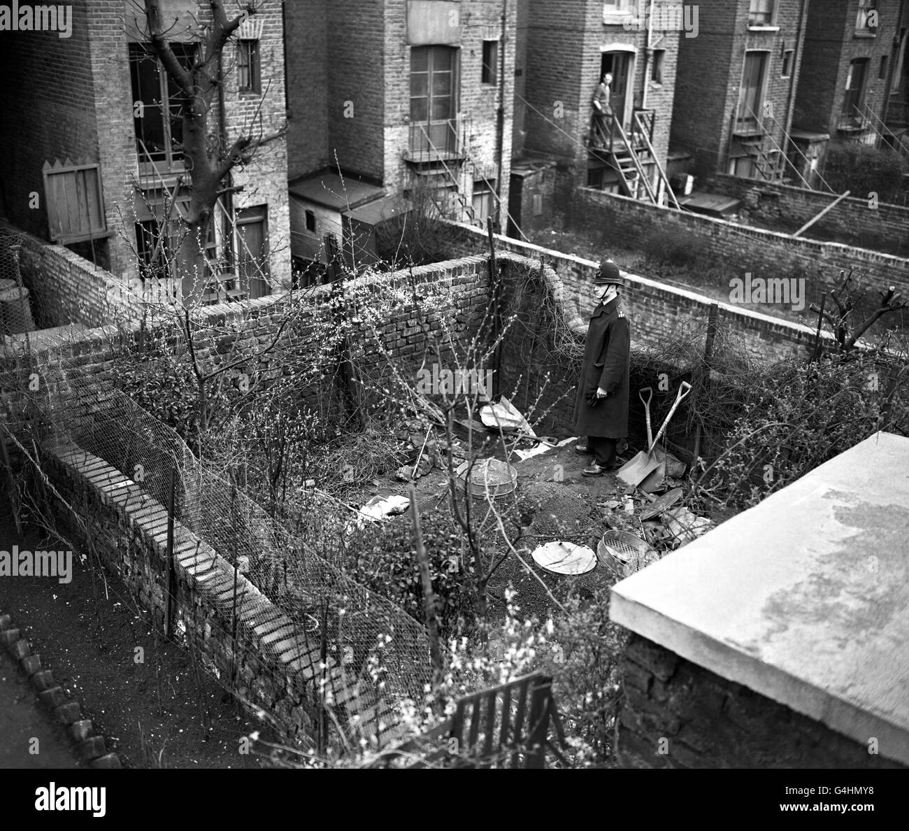 Britische Verbrechen - Mord - 10 Rillington Place, London - 1953 Stockfoto