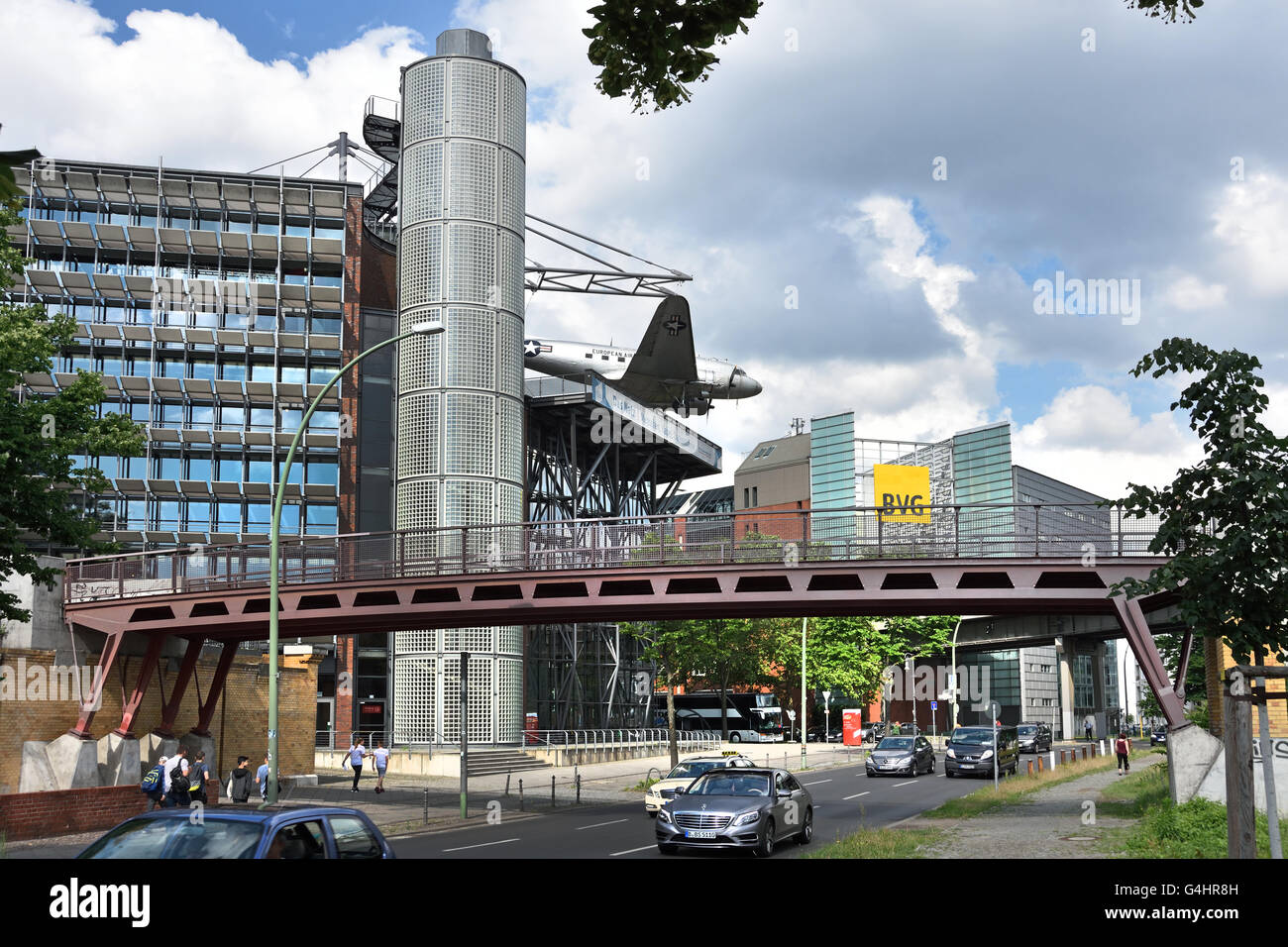 Deutsche Technik-Museum Berlin Deutschland (c-47 Skytrain Rosinenbomber) Stockfoto