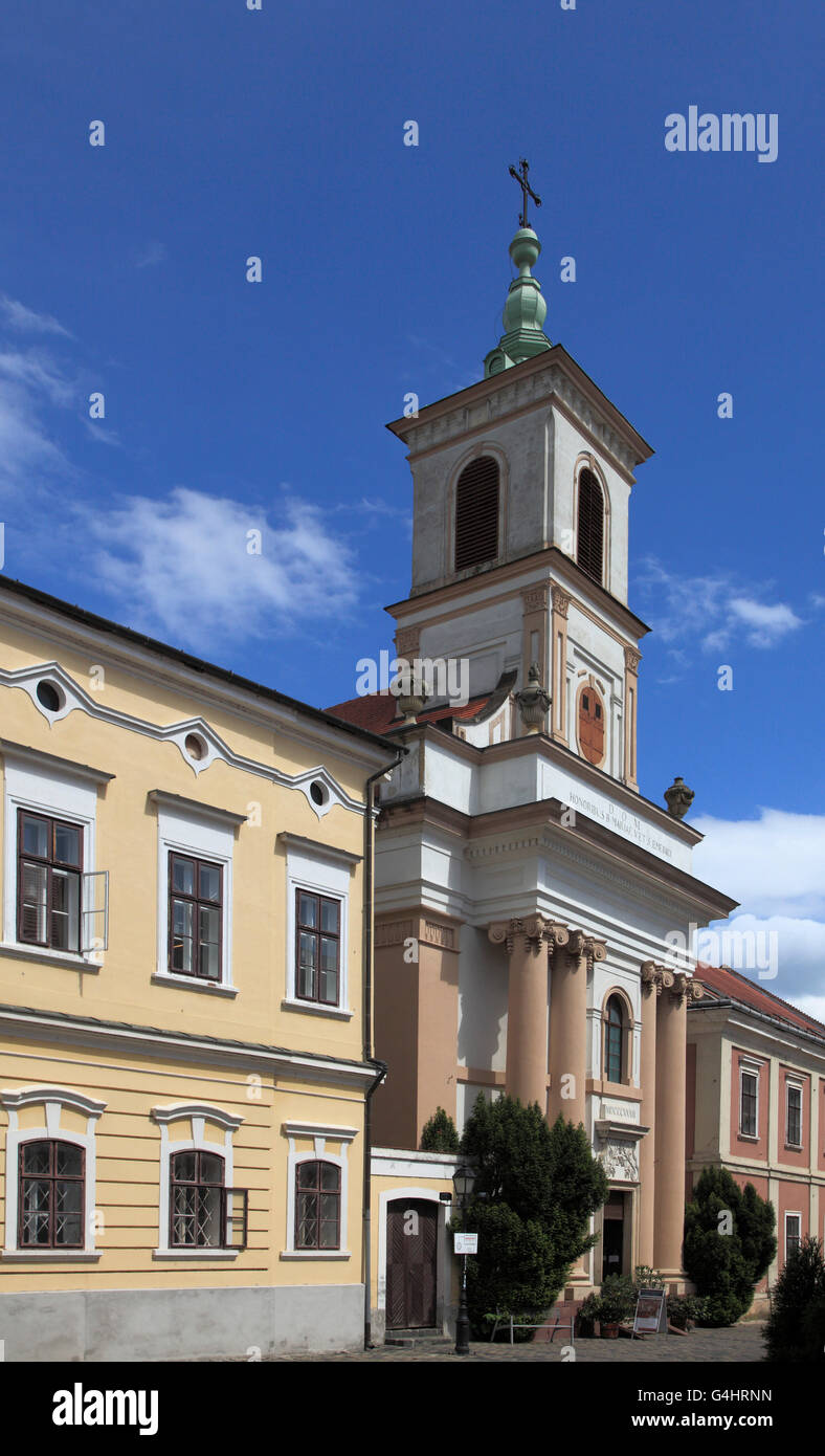Ungarn-Veszprém Piaristenkirche Stockfoto