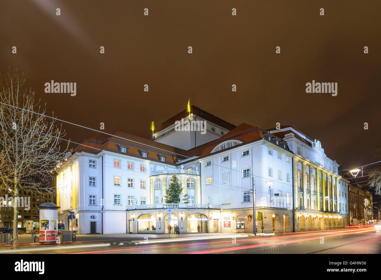 Theater Staatsschauspiel, Deutschland, Sachsen, Sachsen, Dresden Stockfoto