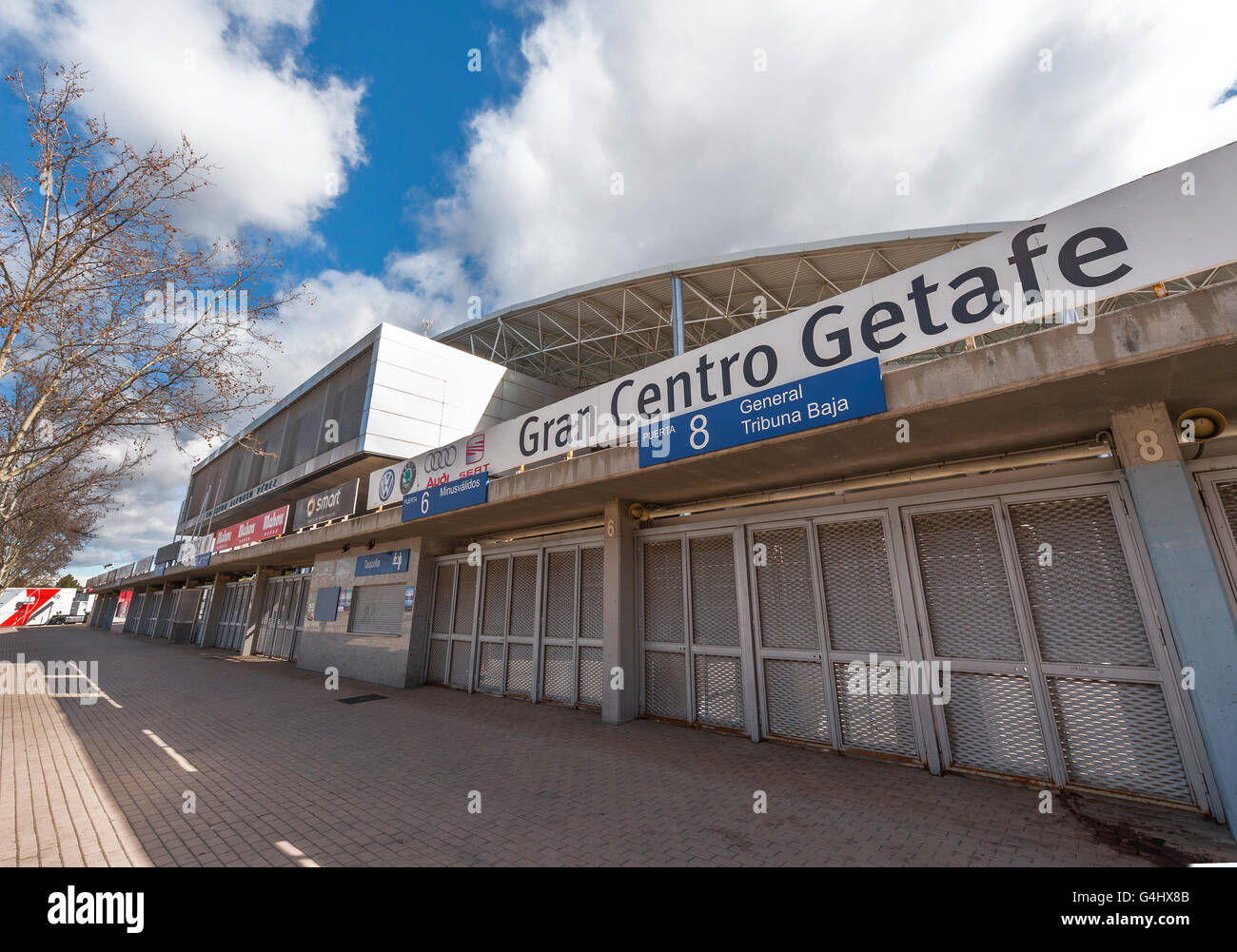 FC Getafe-Stadion-Coliseum Alfonso Pérez Stockfoto