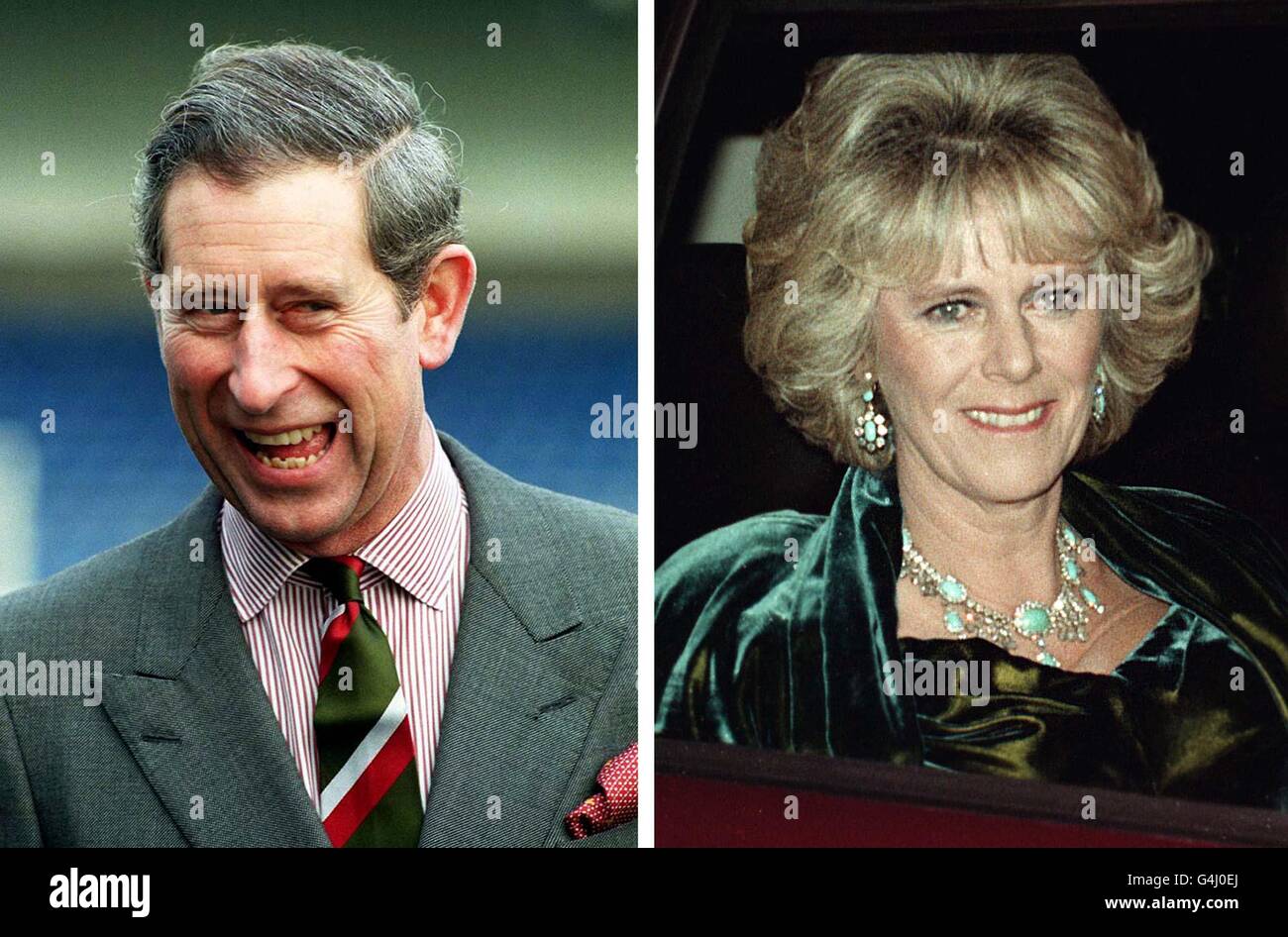 CHARLES & Camilla Komposit Stockfoto