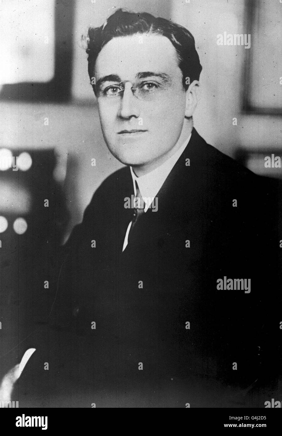 08/11/1932 - AN DIESEM TAG IN DER GESCHICHTE - Franklin Delanor Roosevelt wird als Präsident der Vereinigten Staaten installiert. Es ist ein Amt, das er bis zu seinem Tod 1945 17/9/21 halten wird: FRANKLIN D. ROOSEVELT, COUSIN DES VERSTORBENEN Ex-PRÄSIDENTEN UND EHEMALS STELLVERTRETENDER SEKRETÄR DER US-MARINE. Stockfoto