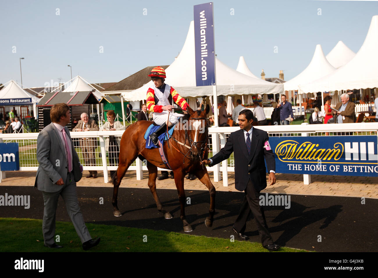 Horse Racing - William Hill Ayr Goldschale Festival - Tag eins - Ayr Racecourse Stockfoto