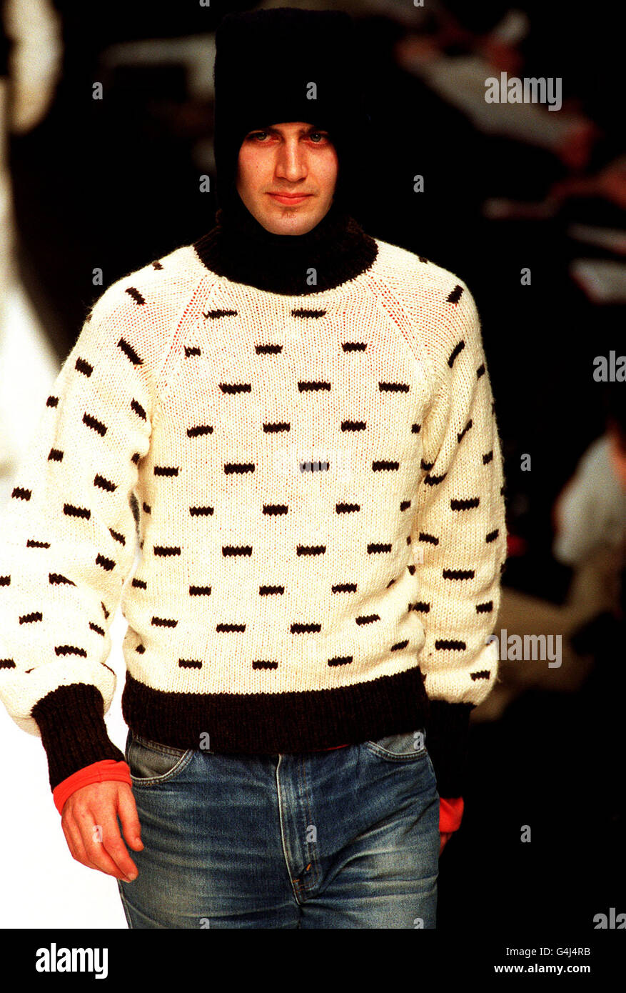 Adam Entwisle Mode/jumper Stockfoto