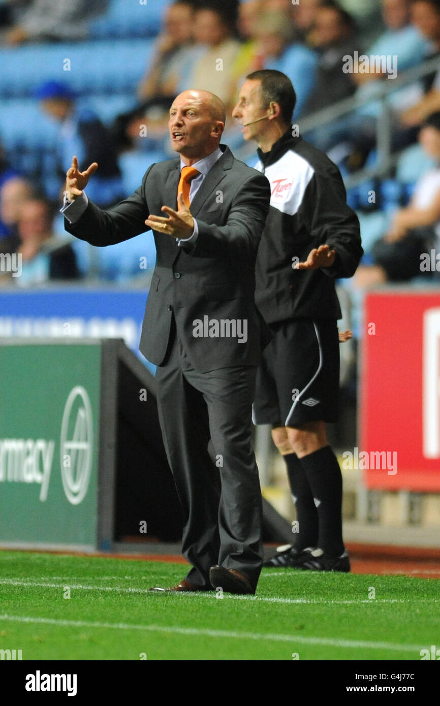 Fußball - Npower Football League Championship - Coventry City V Blackpool - Ricoh Arena Stockfoto