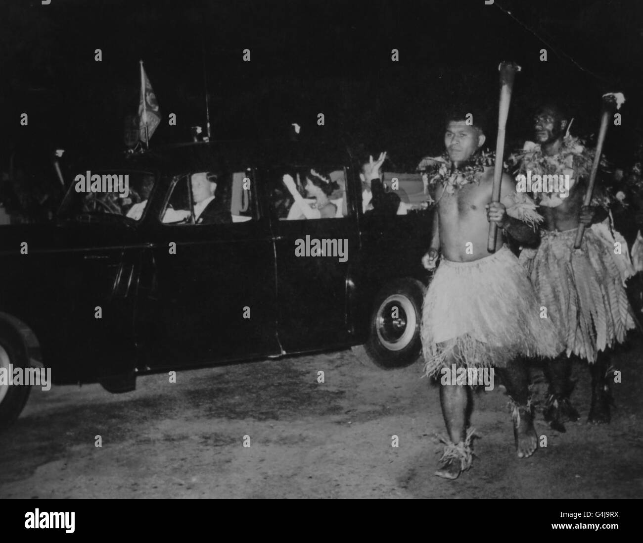 Royalty - Königin Elizabeth II Commonwealth Tour - Fidschi Stockfoto