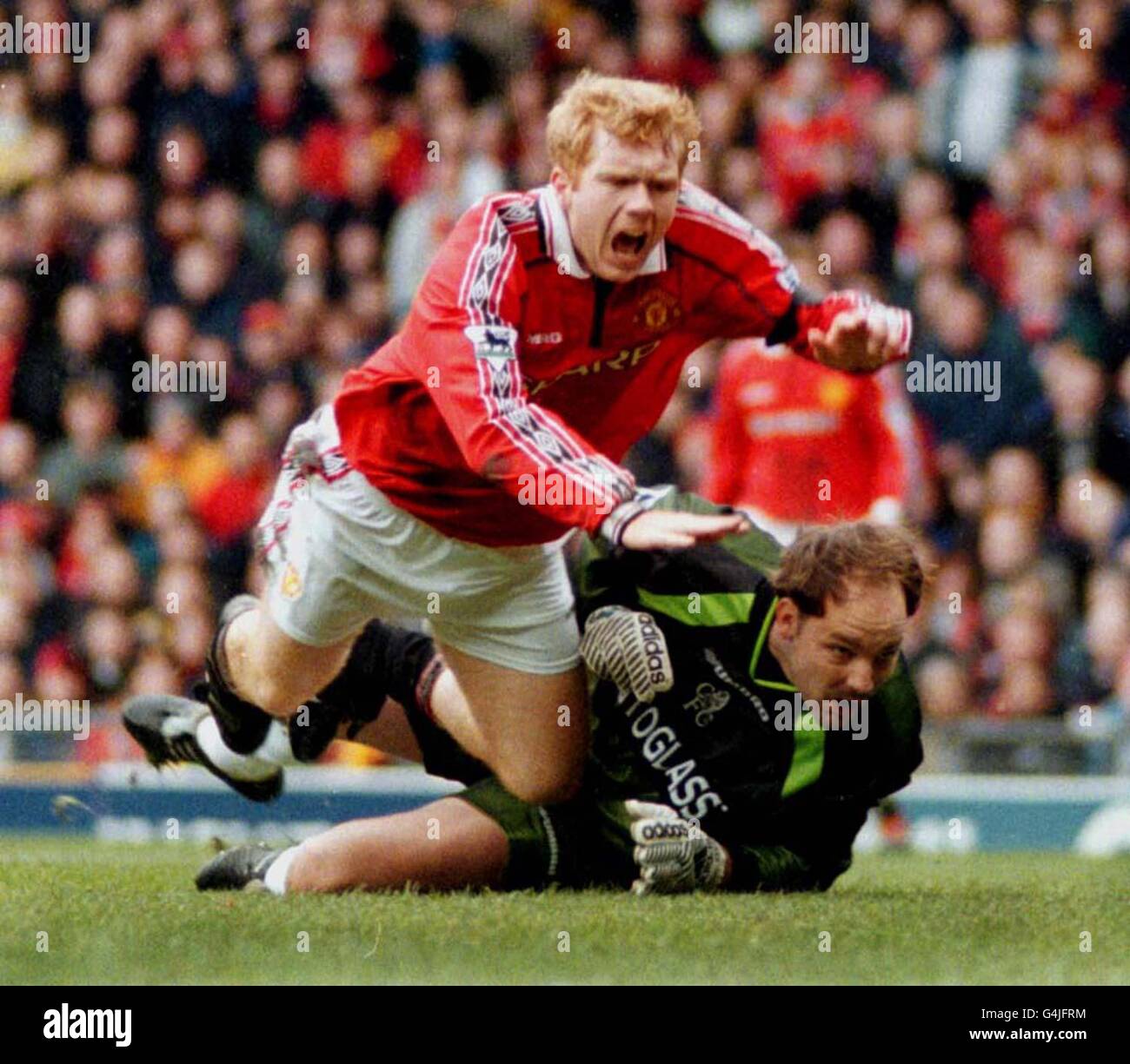 Fußball Man Utd V Chelsea Stockfoto