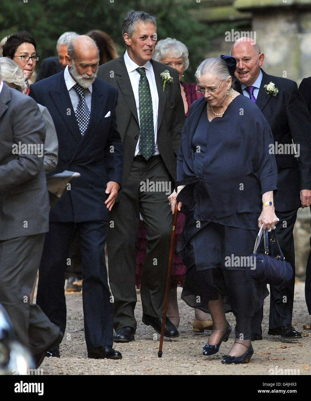 Herrn Harewood Trauerfeier Stockfoto