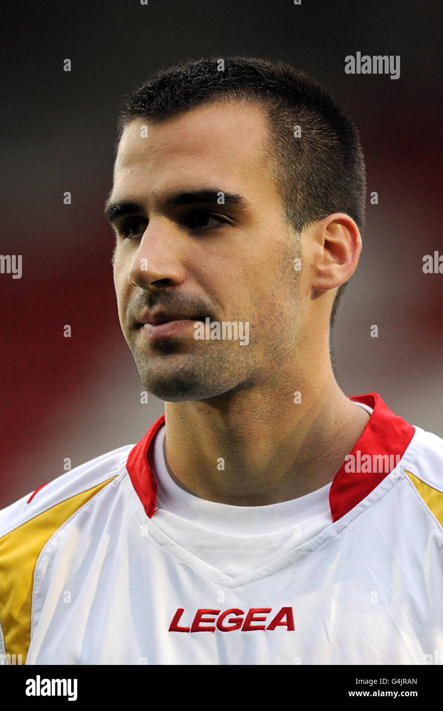 Fußball - UEFA U21 EURO 2013 - Wales V Montenegro - The Racecourse Ground Stockfoto