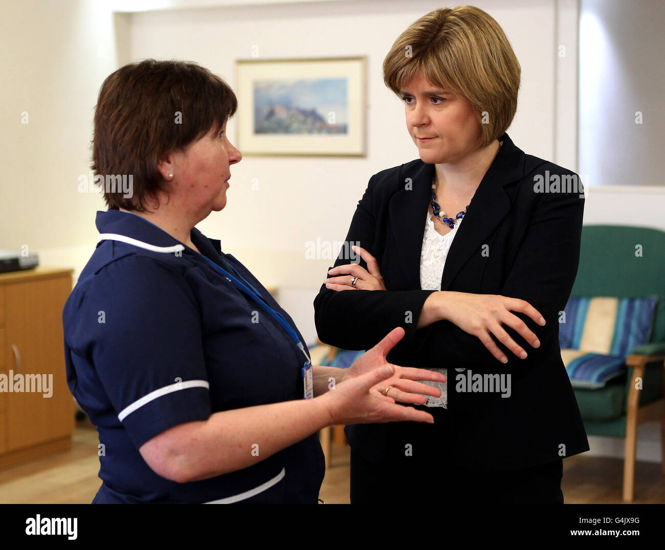 Bei einem besuch im neuen midlothian community hospital in bonnyrigg