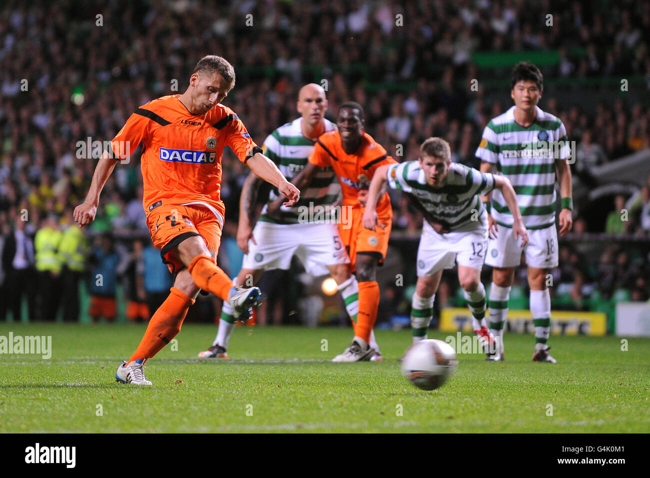 Fußball - UEFA Europa League - Gruppe I - Celtic V Udinese - Celtic Park Stockfoto