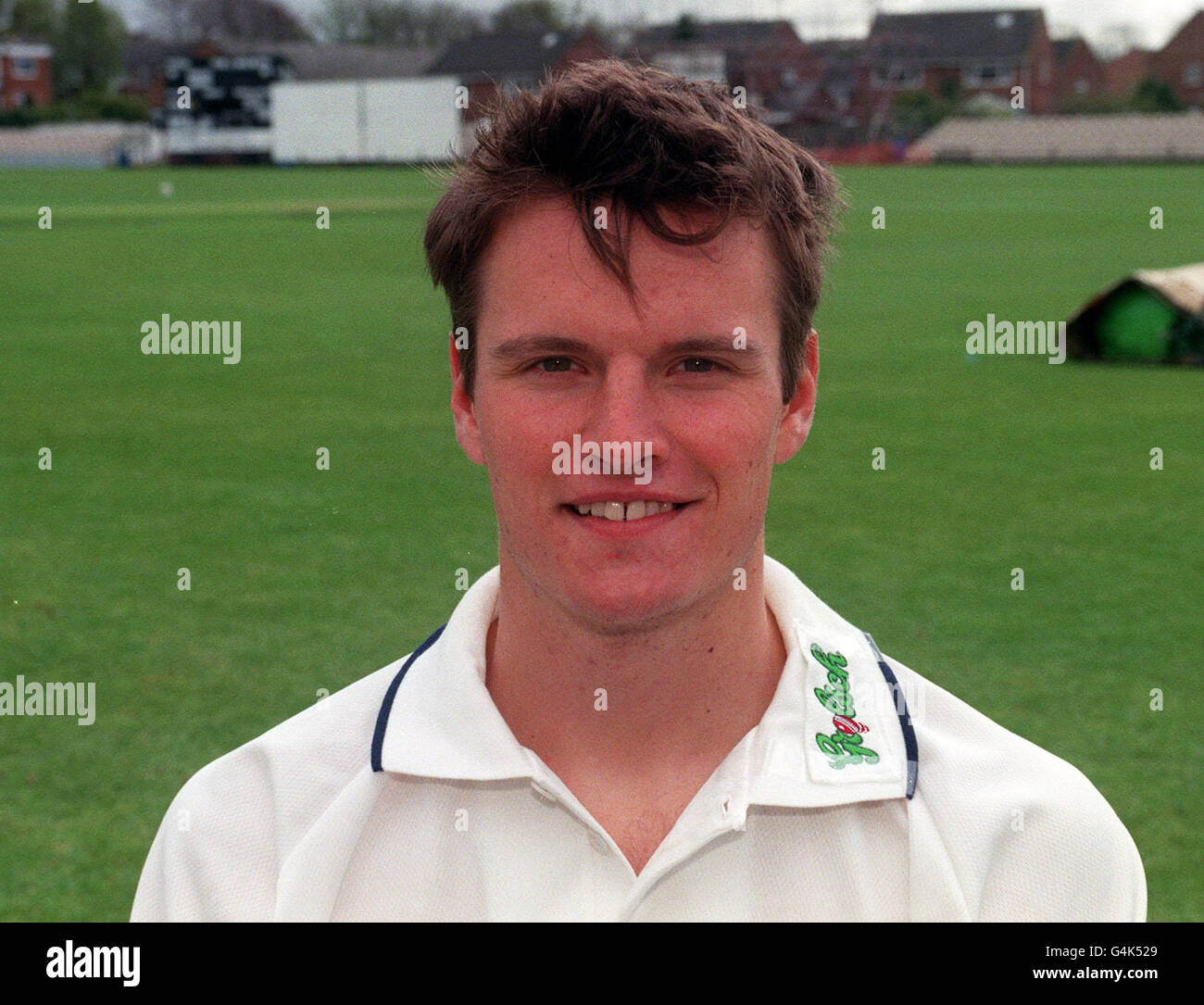 Hogo Loudon, Mitglied des Hampshire County Cricket Teams. Stockfoto