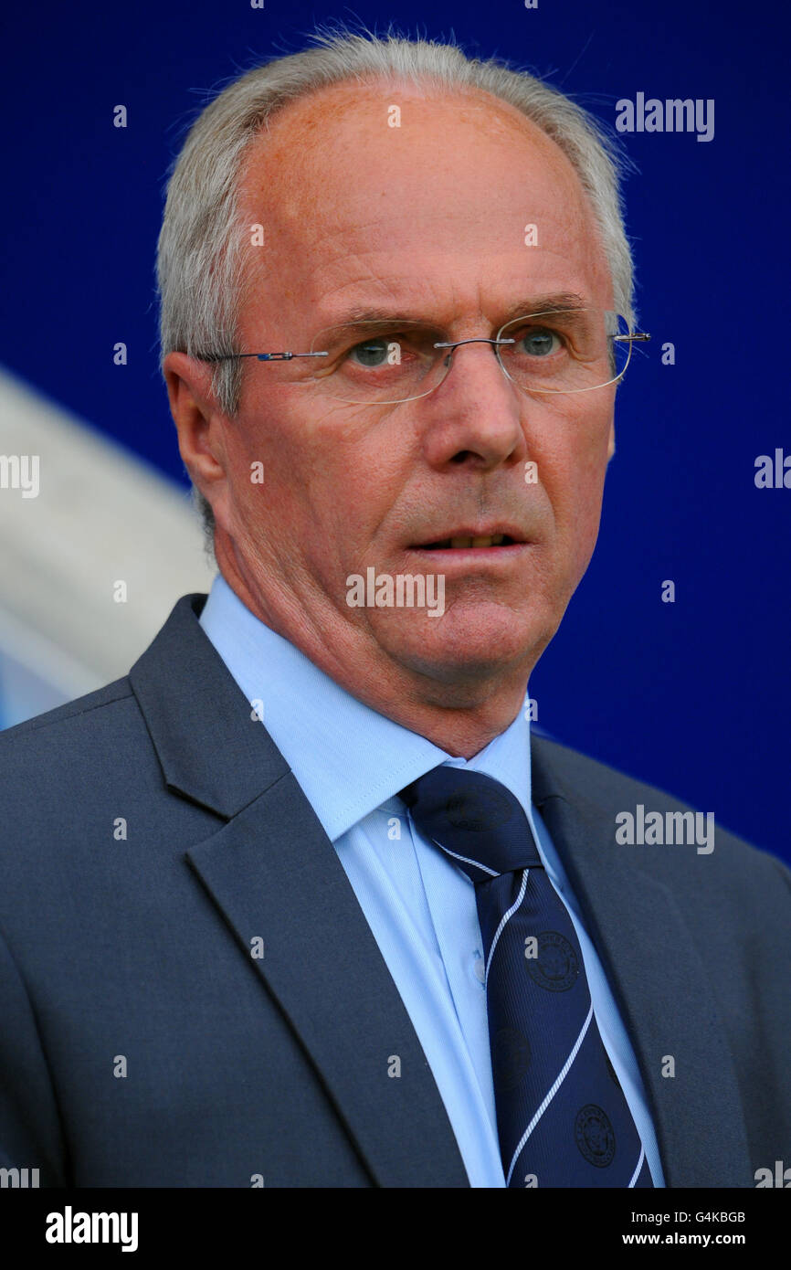 Fußball - npower Football League Championship - Leicester City / Bristol City - The King Power Stadium. Sven Goran Eriksson, Leicester City Manager Stockfoto