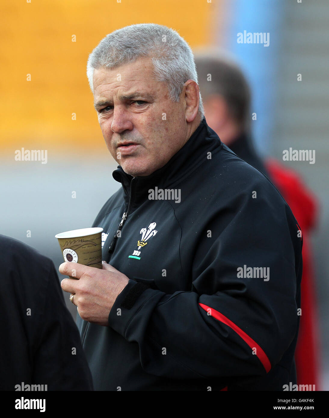 Rugby Union - Rugby-Weltmeisterschaft 2011 - Bronze-Finale - Wales gegen Australien - Wales Training Session - Mount Smart Stadium. Warren Gatland, Trainer von Wales, während der Trainingseinheit im Mount Smart Stadium, Auckland, Neuseeland. Stockfoto