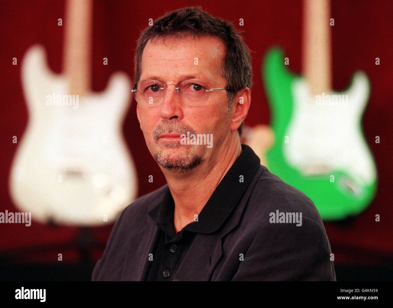 Auktion/Clapton Gitarren Stockfoto