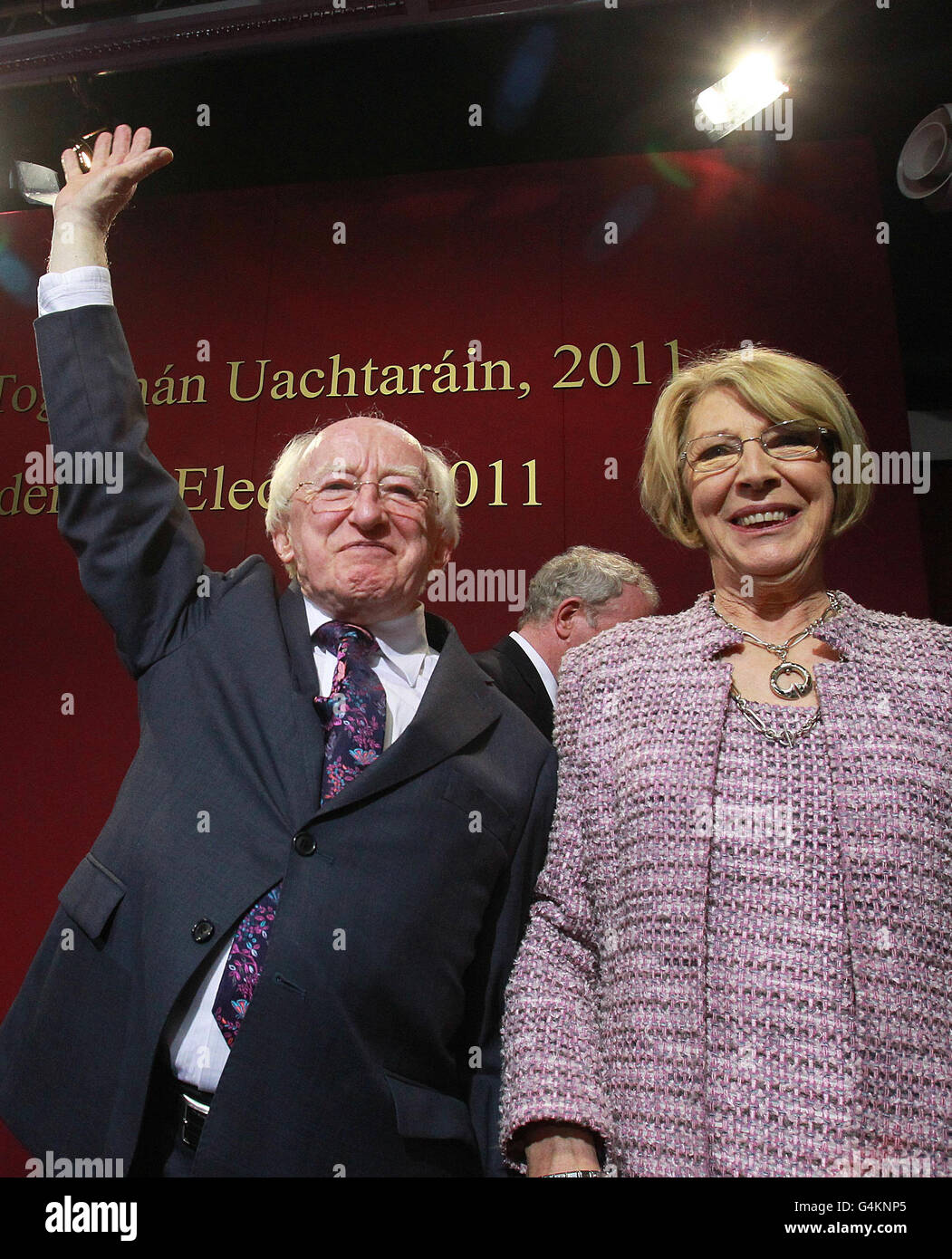 Irische Präsidentschaftswahl Stockfoto