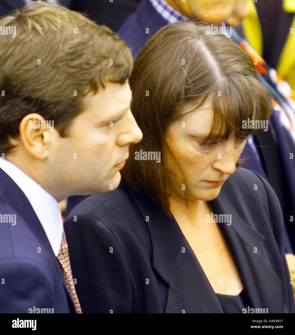 Oliver Reed Beerdigung/Familie 2 Stockfoto