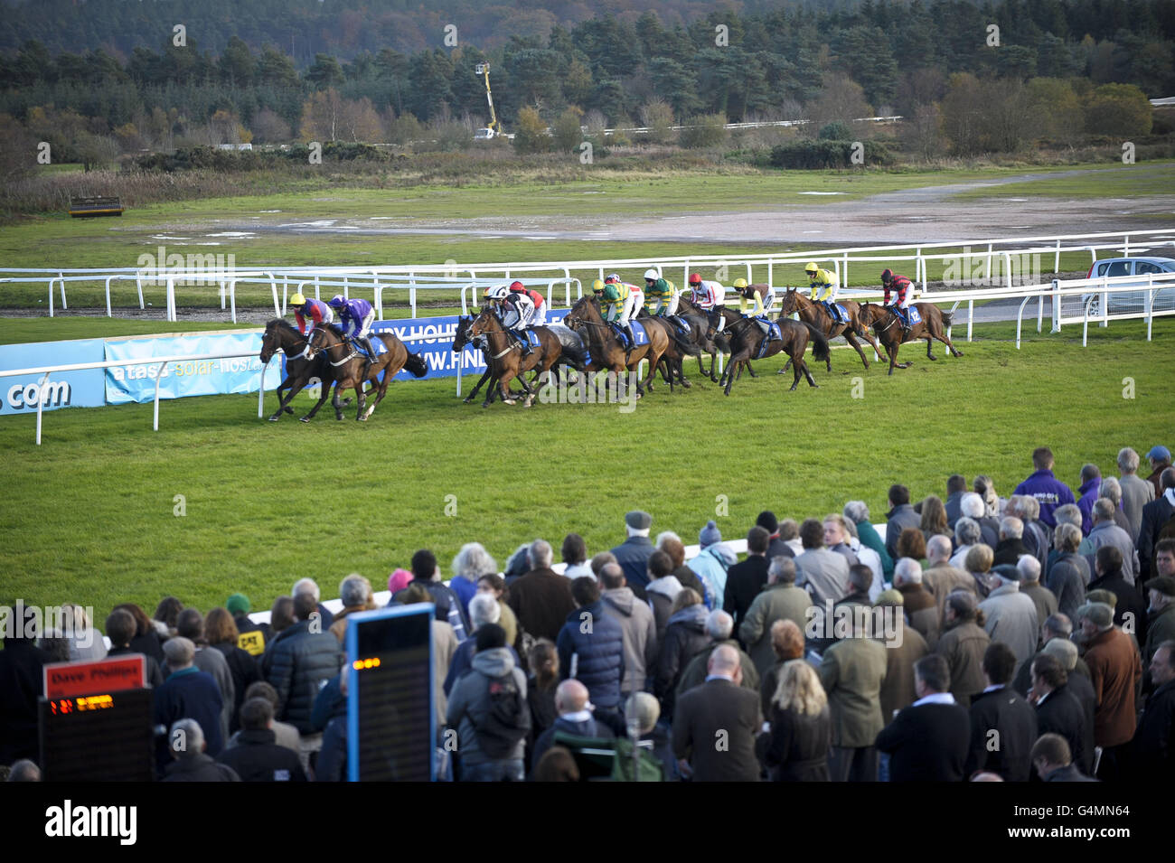 Pferderennen Sie - Betfred Haldon Gold Cup Day - Exeter Racecourse Stockfoto