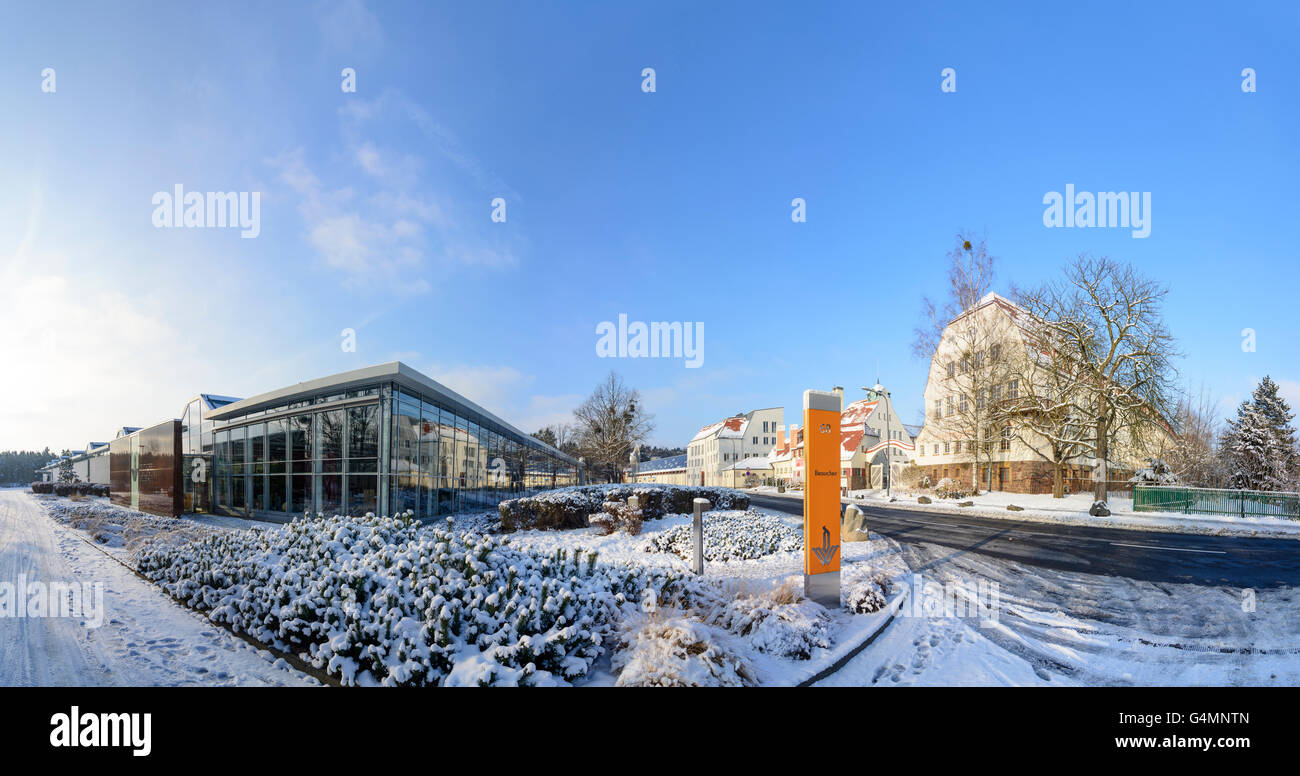 Deutsche Werkstätten Hellerau: neue Produktionsstätte und der alten Fabrik, Deutschland, Sachsen, Sachsen, Dresden Stockfoto