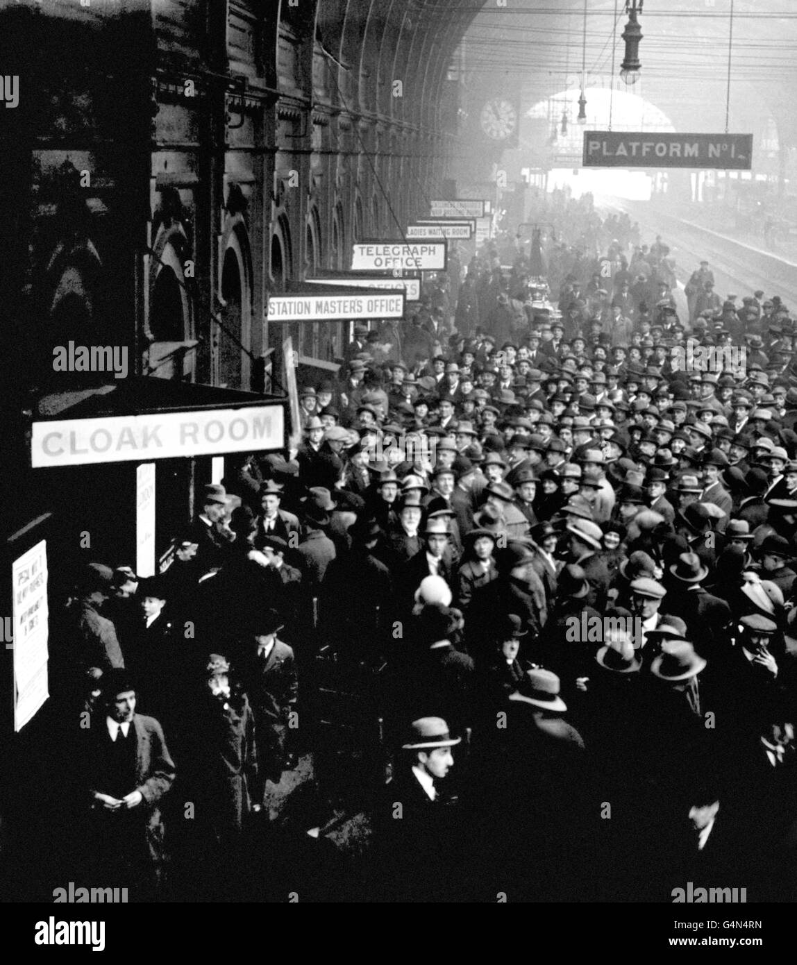 Politik - Bahn Streik - London - 1924 Stockfoto