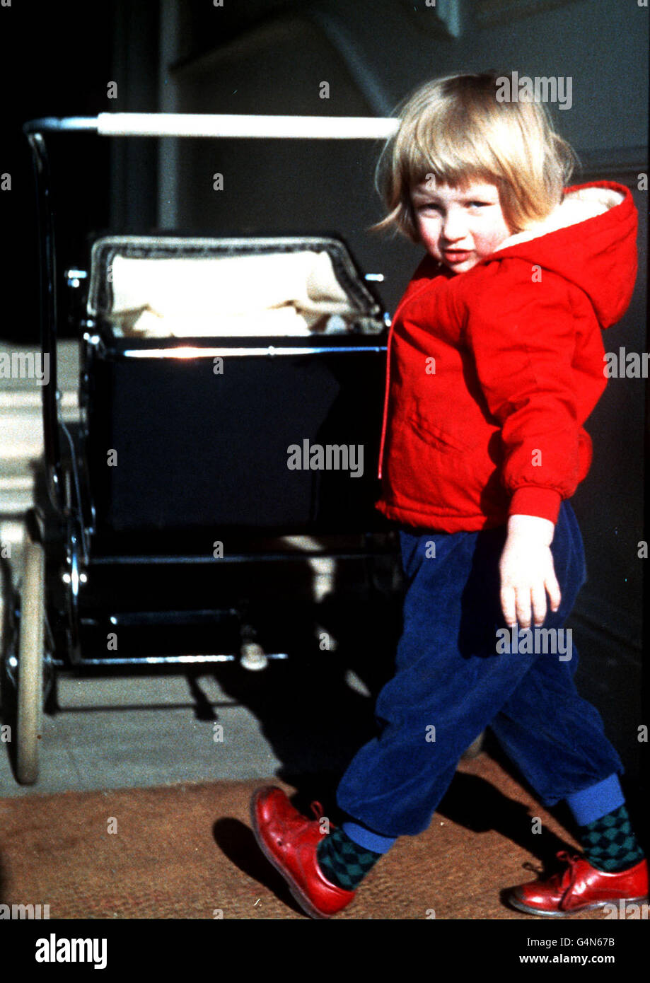 Ein Familienalbum von Lady Diana Spencer im Park House in Sandringham, Norfolk, aufgenommen als sie ein Kleinkind war. * Undatiertes Foto. Diana, Prinzessin von wales. Crica Date. Stockfoto