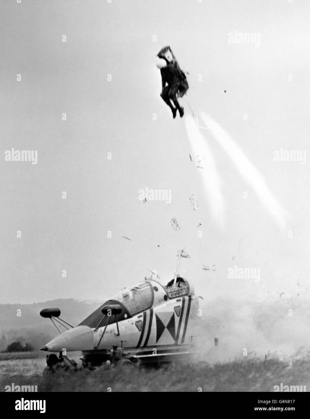 Luftfahrt - Martin-Baker Schleudersitz - Uxbridge Stockfoto