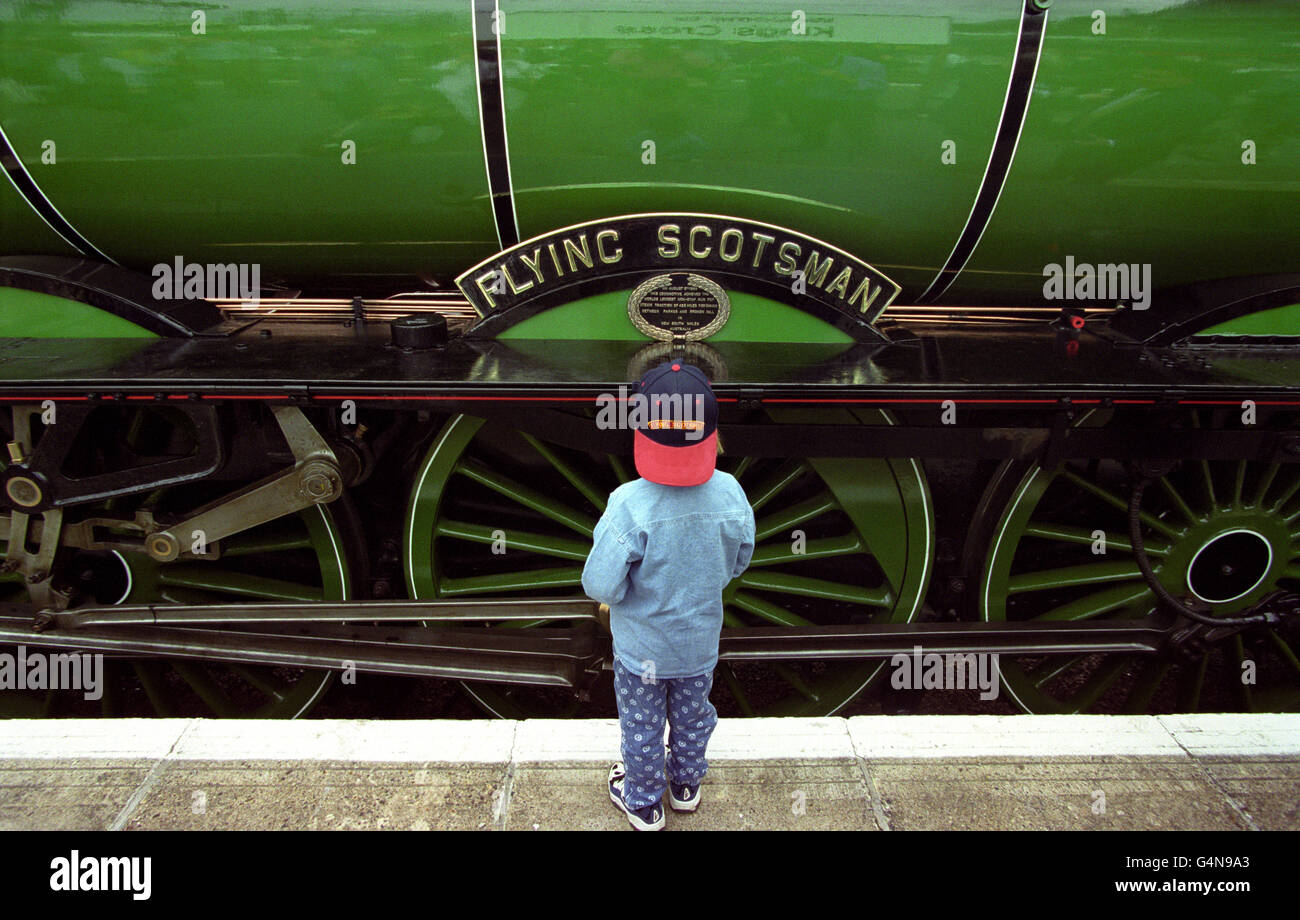 Verkehr - Dampflokomotiven - London - 1999 Stockfoto