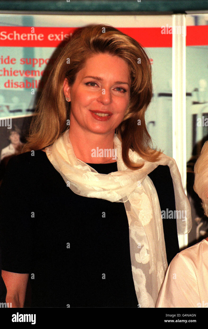 Königin Noor von Jordanien/Barder Stockfoto