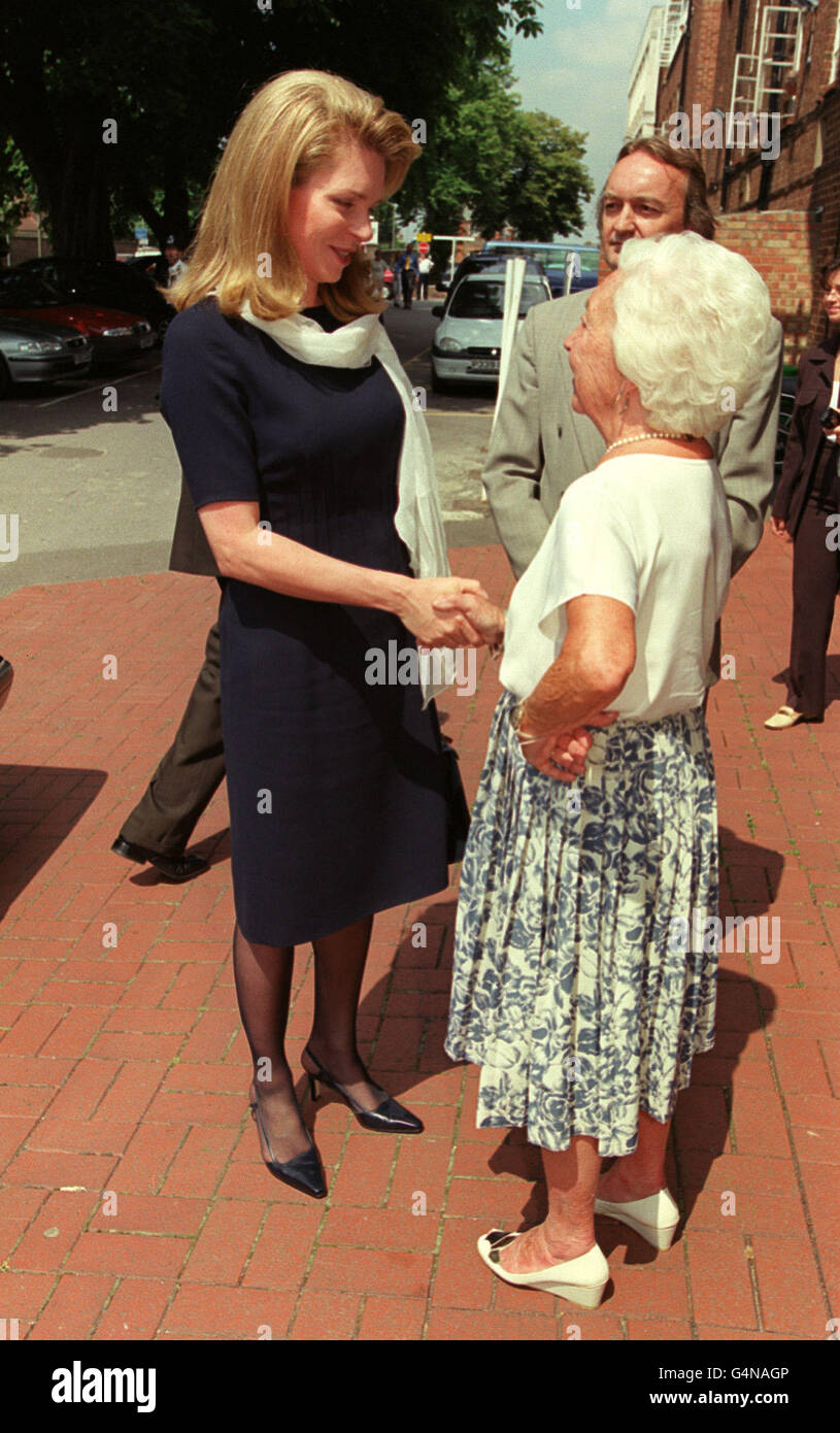 Königin Noor von Jordanien/Barder Stockfoto