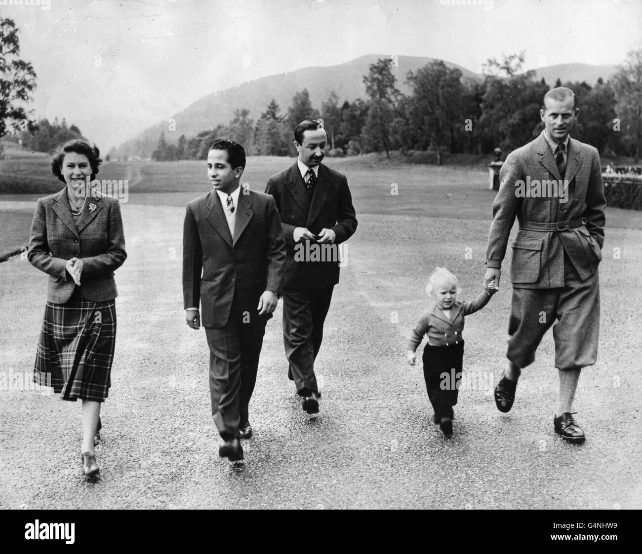 Royalty - Staatsbesuch von König Faisal II. von Saudi Arabien - Balmoral Castle Stockfoto