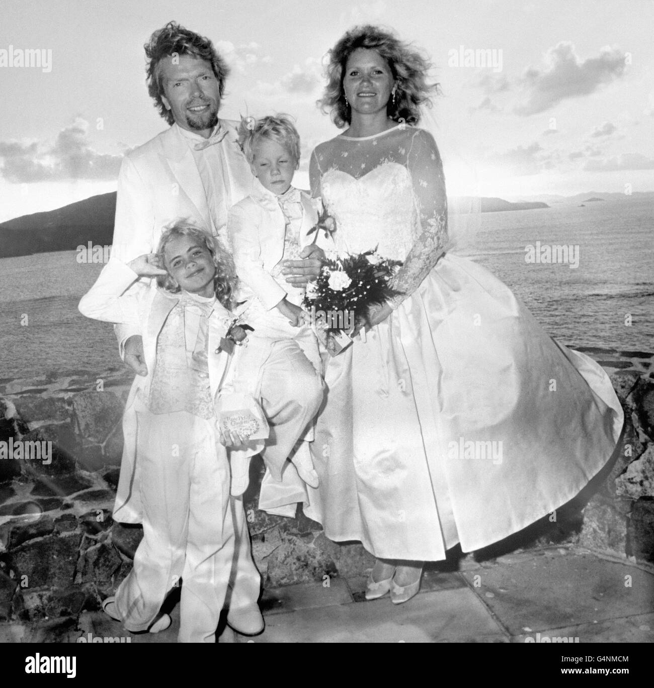 Business - Richard Branson Wedding - Necker Island Stockfoto