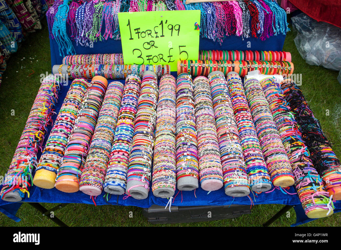 Afrikanische Festival Lebensmittel, Getränke und Musik bekannt als Afrika Oye im Sefton Park, Liverpool, Merseyside, UK Stockfoto