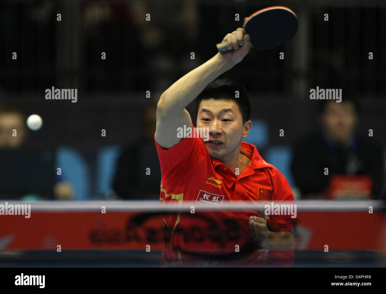 Olympische Spiele - Tischtennis - London 2012-Test-Event - ITTF Pro Tour Grand Finals - Tag vier - Excel Arena Stockfoto