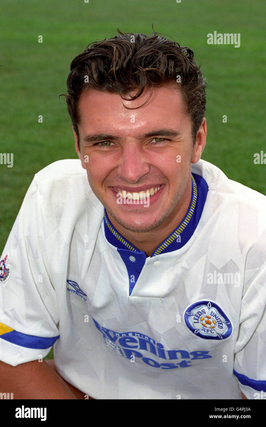 Fußball - Barclay's League Division One - Leeds United Photocall. Gary Speed, Leeds United Stockfoto