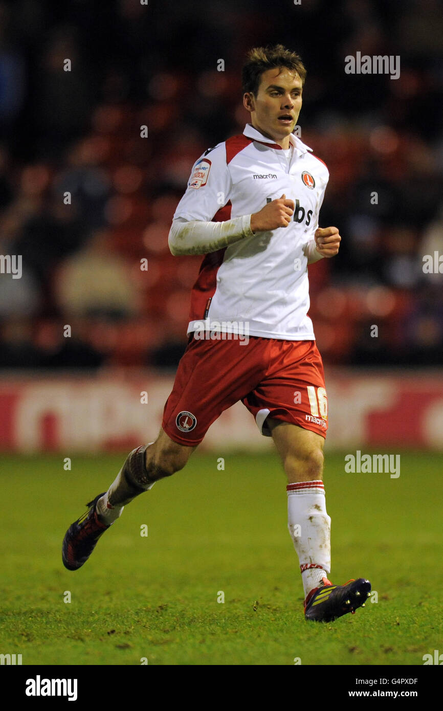 Fußball - npower Football League One - Walsall / Charlton Athletic - Banks's Stadium. Rhoys Wiggins, Charlton Athletic Stockfoto