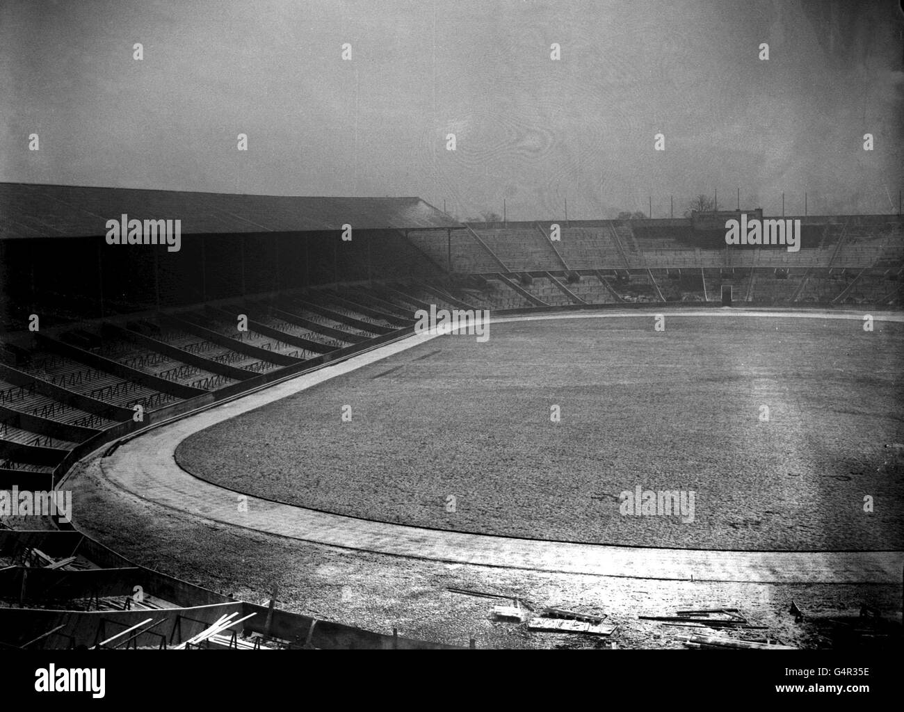 Wembley Stadium. PA Foto circa: 1924 Eine Bibliotheksdatei des Wembley Stadions in London Stockfoto