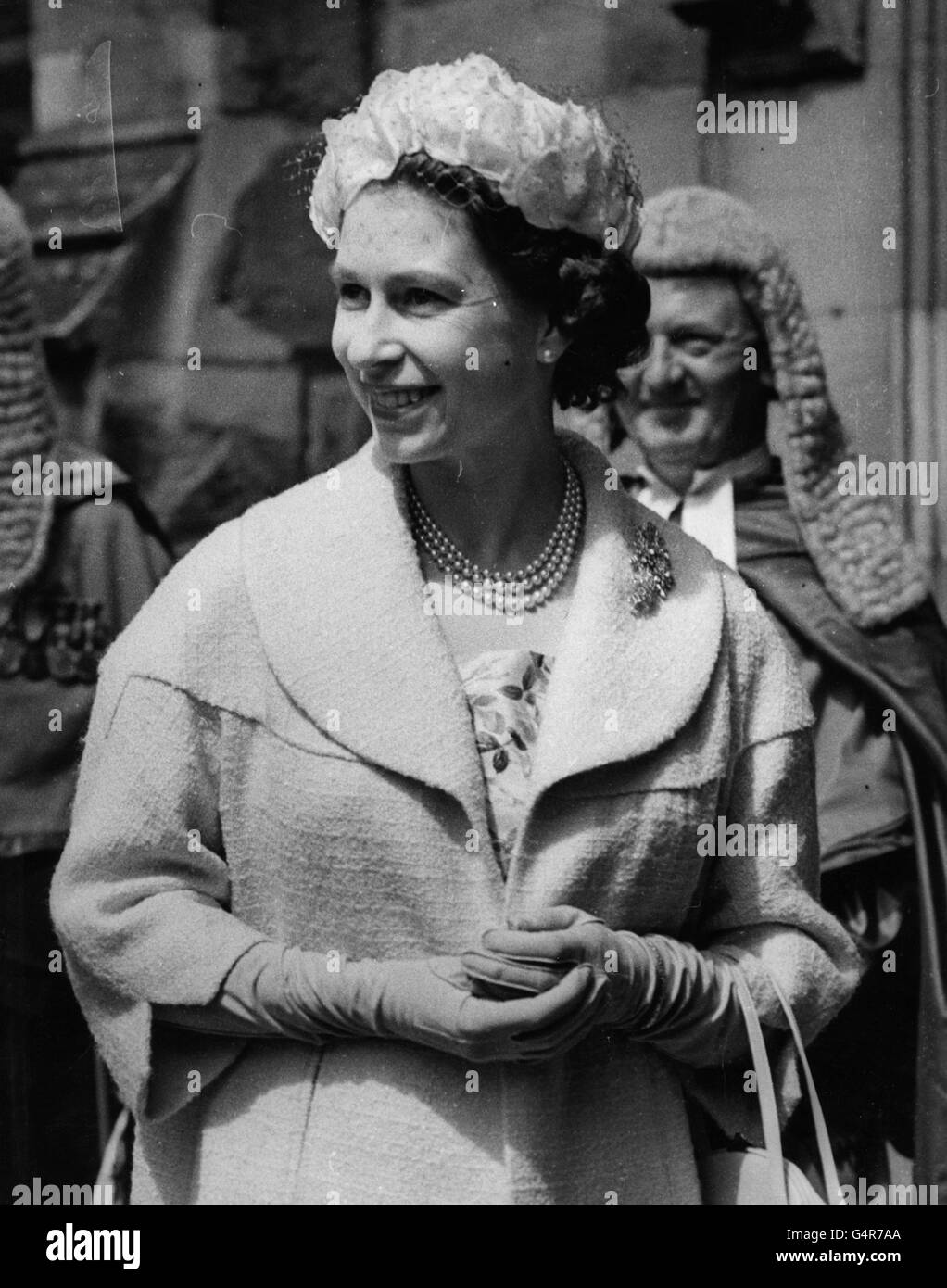 Royalty - Königin Elizabeth II - Durham Stockfoto