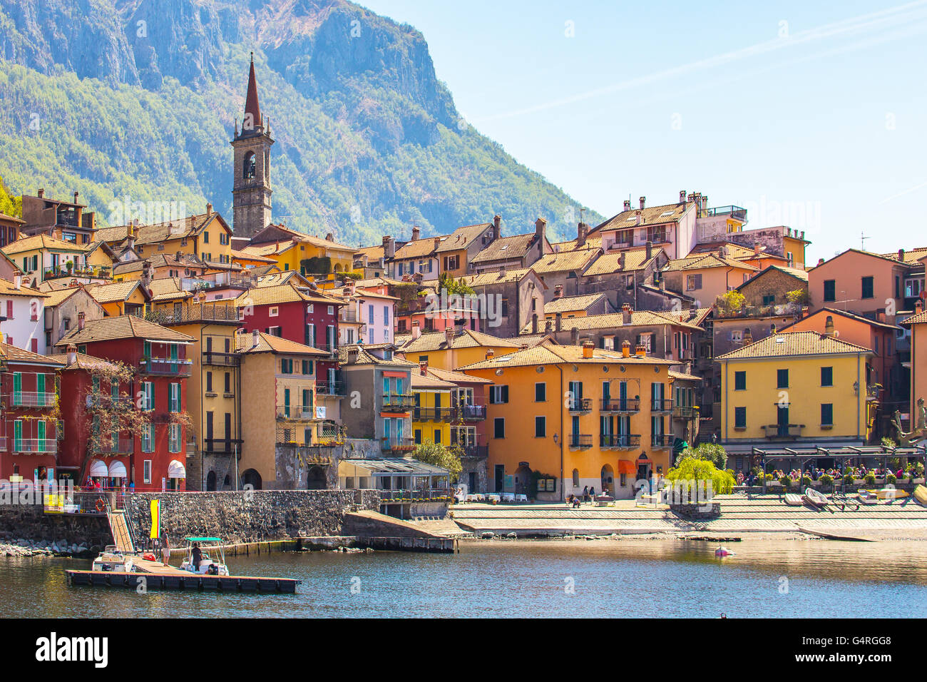 Varenna Am Comer See In Der Provinz Lecco Italien Stockfotografie Alamy