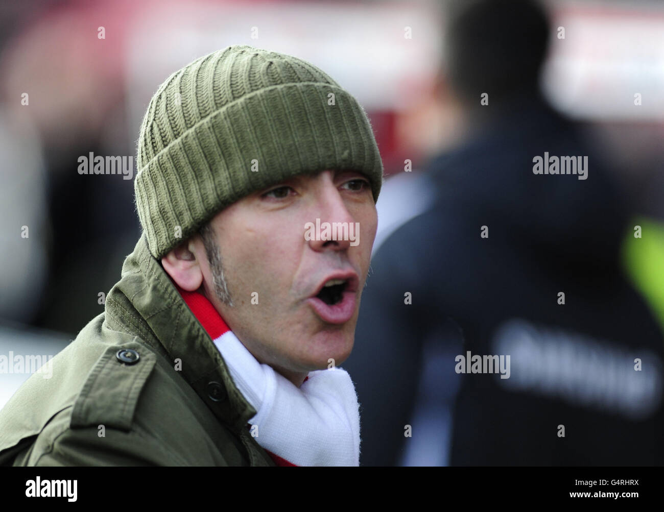 Fußball - Npower Football League Two - Swindon Town V Morecambe - The County Ground Stockfoto