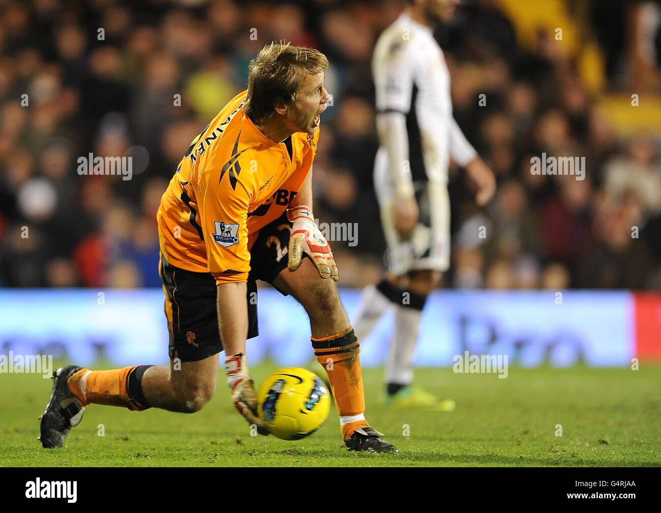 Fußball - Barclays Premier League - Fulham V Bolton Wanderers - Craven Cottage Stockfoto