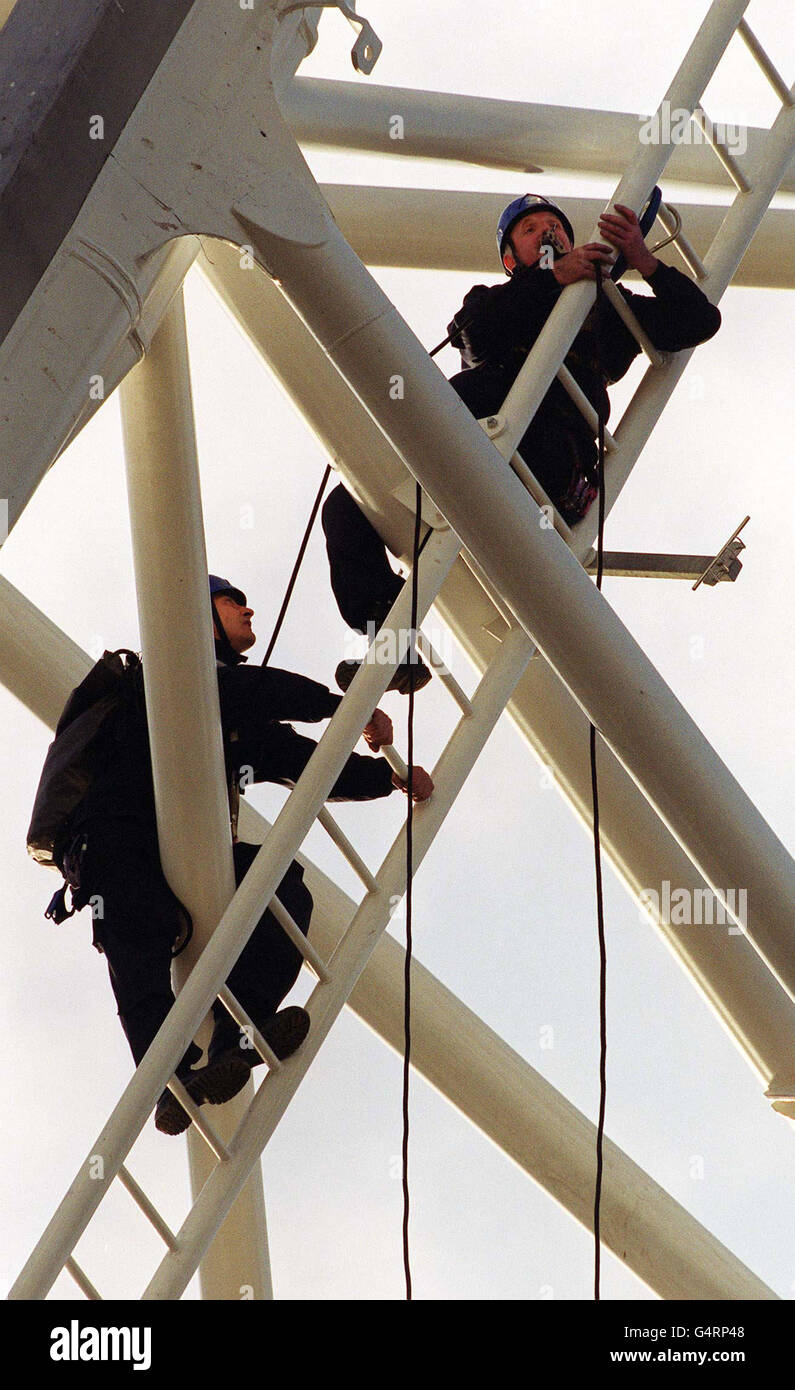 MILLENNIUM Protest 9 Stockfoto