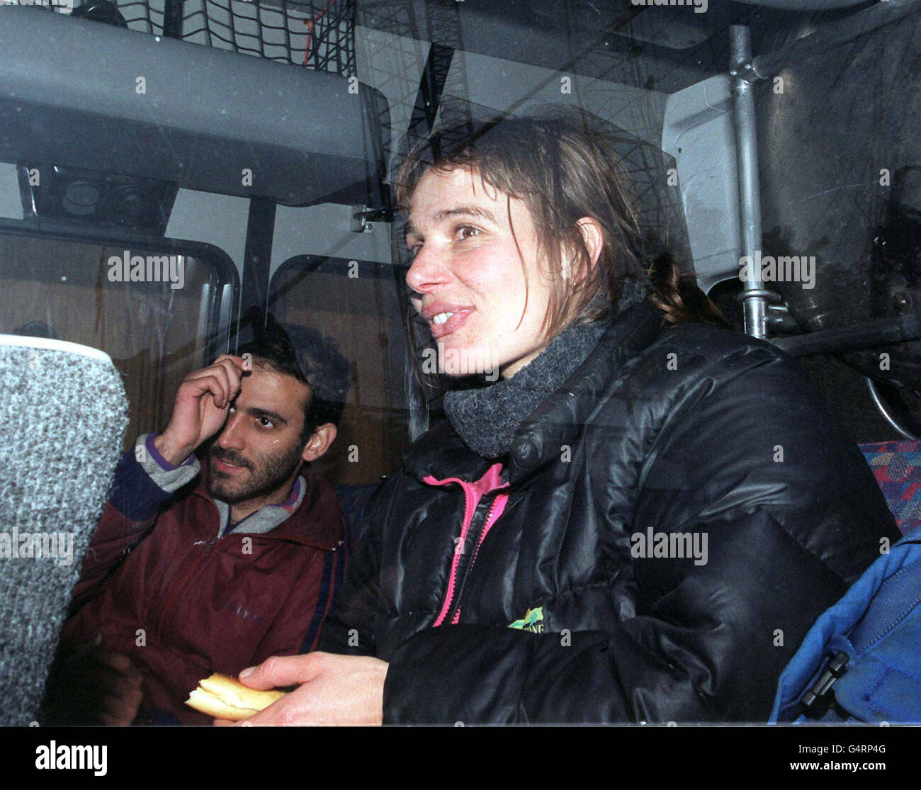 MILLENNIUM Protest 11 Stockfoto