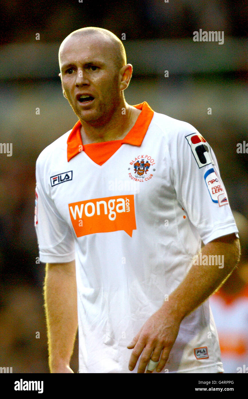 Fußball - npower Football League Championship - Birmingham City / Blackpool - St Andrews. Stephen Crainey, Blackpool Stockfoto