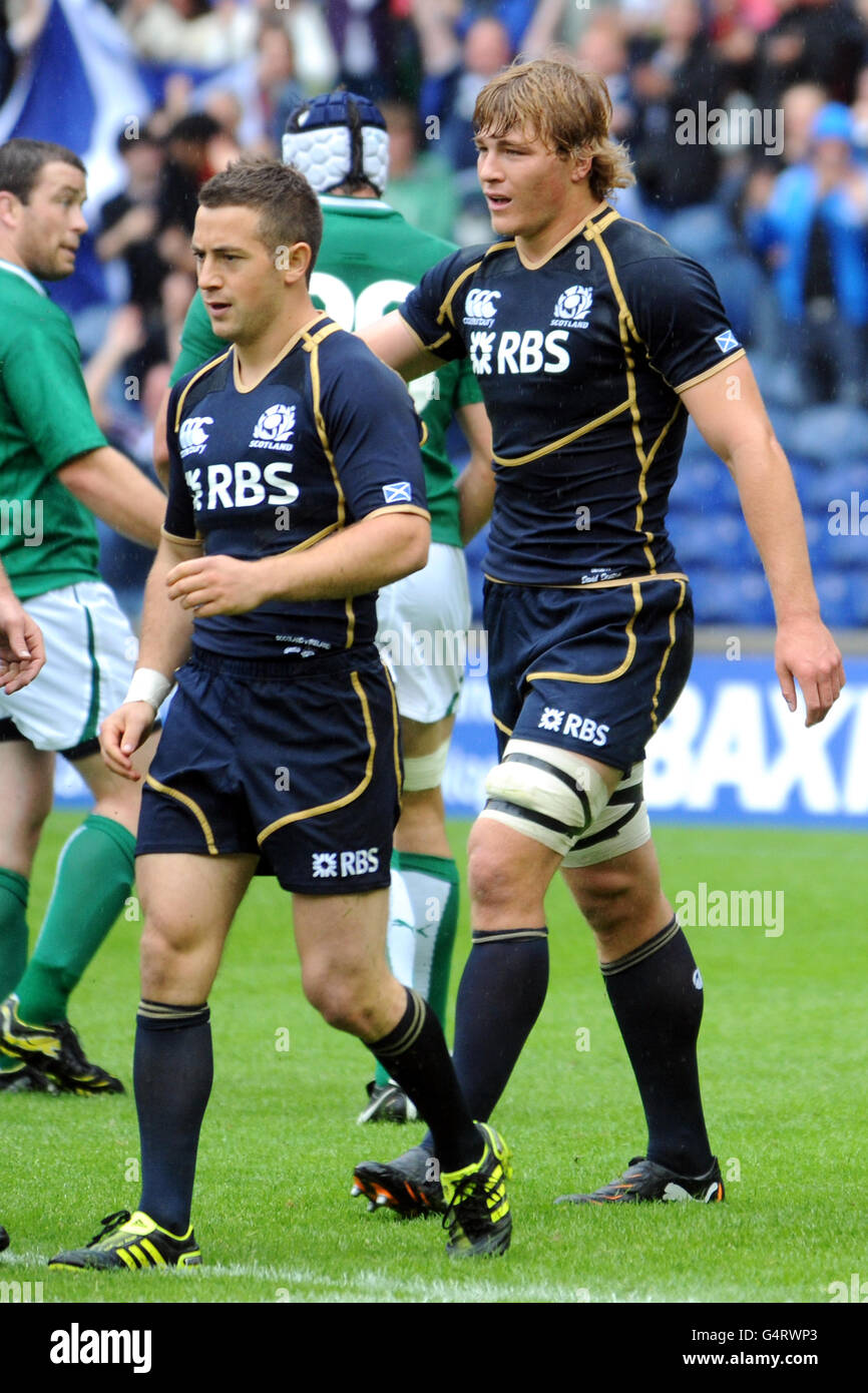 Rugby-Union - EMC-Test-Match - Schottland / Irland - Murrayfield Stockfoto