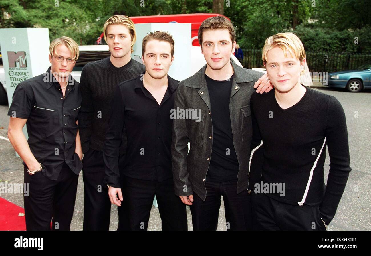 MTV Award/Westlife Stockfoto
