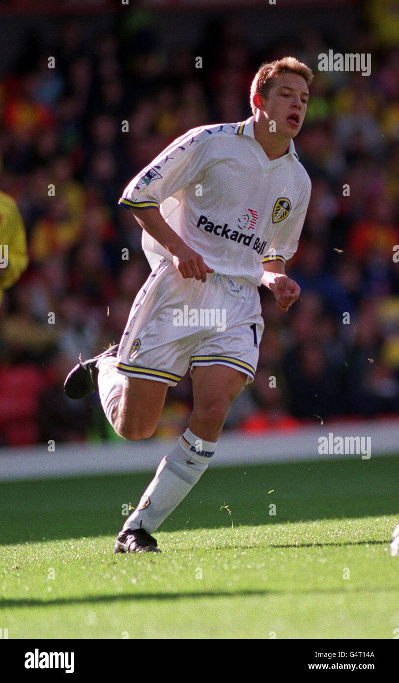 Dieses Bild kann nur im Rahmen einer redaktionellen Verwendung verwendet werden : Leeds United Forward Alan Smith. Stockfoto